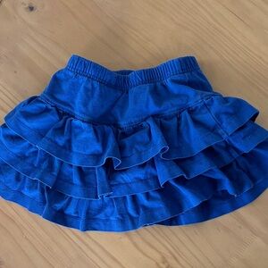 Hanna Andersson Vibrant Blue Skirt with Shorts